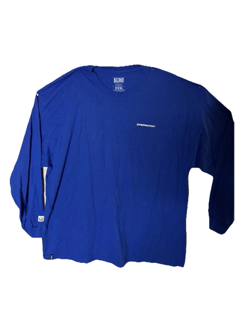 Fanatics Overwatch League Blue Long Sleeve T-Shirt Mens Size 3XL New W/O Tags
